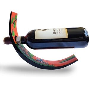 Handmade floating wine holder